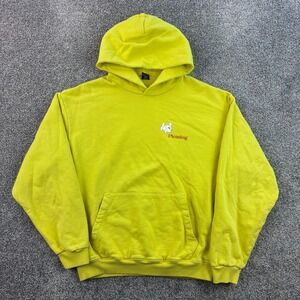 Pleasing Hoodie Mens Medium Yellow Harry Styles Sweatshirt One Direction